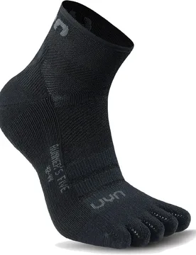 Calzini Runners Five Low Cut Black EU 45-47 - Uyn - FashionsVida