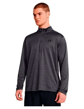 Sweat à Demi-zip Tech Vent Castlerock / Black M - Under armour - FashionsVida