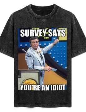 Survey Says You're An Idiot T-Shirt Quick Dry Outdoor Sports T-Shirt - Aliexpress - FashionsVida