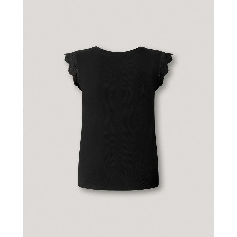 Blusa de mujer canalé sin mangas - Pepe Jeans - FashionsVida