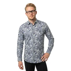 Camicia A Maniche Lunghe 15108253 Misty Blue 2XL
