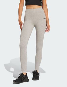 Leggings Essentials Linear Cotton M Medium Grey Heather / Black