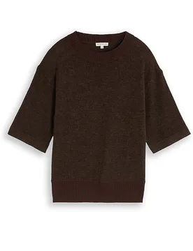 Tom Tailor Pull marron M - Tom tailor - FashionsVida