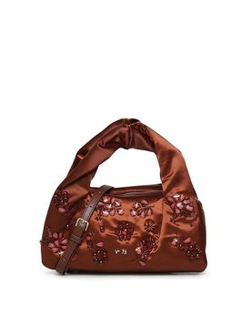 Mini Borsa Con Applicazioni Floreali