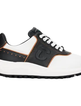 Golfschuhe Herren Positano Elite, weiß/schwarz/braun 41 - Duca del Cosma - FashionsVida