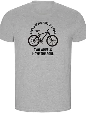 T-shirt à Manches Courtes Four Wheels Move The Body Eco