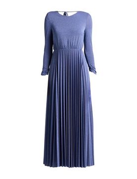 Maxi-Kleid Damen Taubenblau 34 Damen