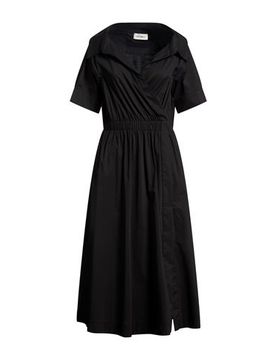 Vestido midi Mujer Negro 40 Mujer