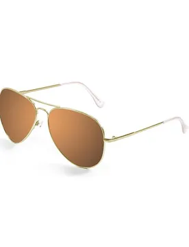 Occhiali Da Sole Polarizzati Chelsea Gold Brown Flat / CAT3