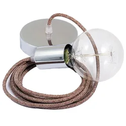 Cables Suspension Luminaire Rs82 2 M Glittering Brown / Chrome Plated One Size