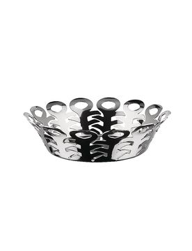 Korbschale VIMINI 22cm Edelstahl silber baby