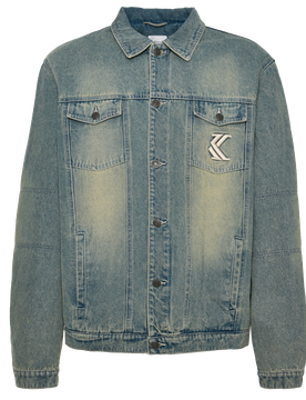 OG OS Denim Jacket Blue Sand L Herren