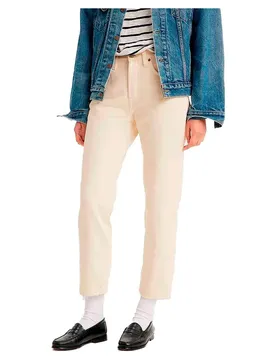 Jean 501® Cropped Ecru Booper No Damage 28