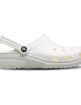 Classic Clog Women's Sneakers - White - Size M5/W6 - Synthetics - White - Size: M5/W6 - Crocs - FashionsVida