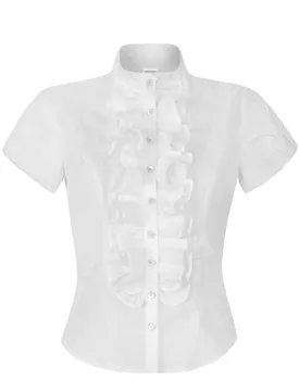 Trachtenbluse Melly (creme, Gr. 48) von für Damen, Oberteile, 100% Polyester - Stockerpoint - FashionsVida