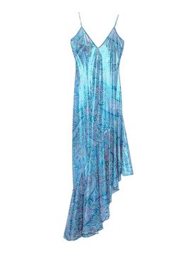 Etro Abito Lungo Azzurro