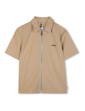 Hugo Boss Camicia Con Zip
