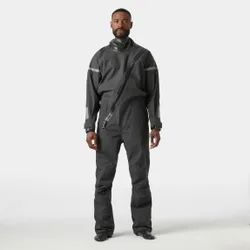 Men's Waterwear Dry Suit Grey XS - Ebony Grey - Male