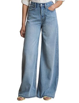 Jeans de pierna ancha azul 36