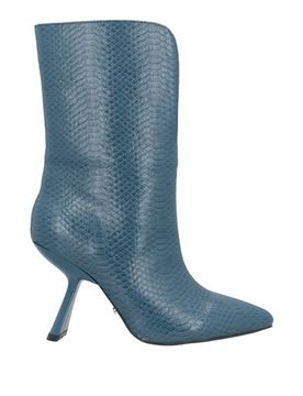 Botines de caña alta Mujer Azul pastel 36,37,38 Mujer