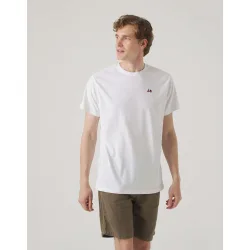 Camiseta de hombre blanca de manga corta
