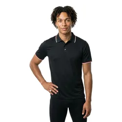 Tech Short Sleeve Polo Black M Men