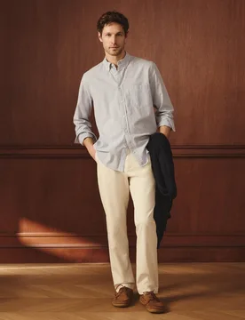 Camisa seersucker de hombre classic fit - Lloyd's - FashionsVida