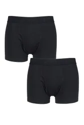 Pair Black Plain Trunks Men's XXX-Large - - Black - Size: 3X-Large