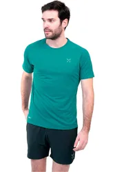 Tisma camiseta montaña manga corta hombre Verde (XXL)