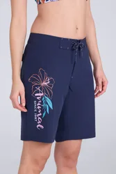 Nora Womens Classic Boardshorts - Navy - Navy - Size: 8