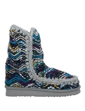 Stiefelette Damen Blau 35,36,37,38 Damen - Mou - FashionsVida