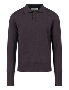 Maglia Polo In Lana Merino