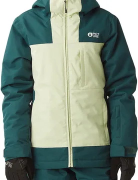 Wasserfeste und atmungsaktive Jacke Skijacke Seady Jkt Deep Water Kindergröße 110-122 cm Grün - Picture Organic Clothing - FashionsVida
