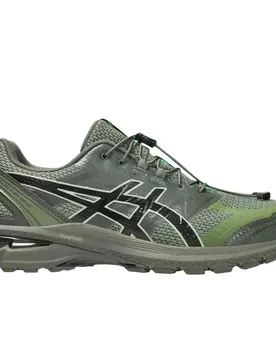 San San Gear X Gel-Terrain Mens Green Trainers - Size Uk 6.5 - Asics - FashionsVida