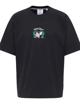T-Shirt - Casa Colucci - T-Shirt-kurzarm - schwarz - Herren - Size: M - Carlo colucci - FashionsVida