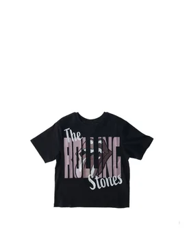 T-shirt girocollo NERO 122/128 - Name it - FashionsVida