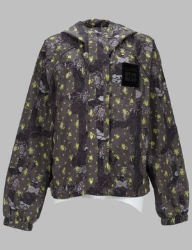 Lightweight Jacket with Unique Stamp Design for Women