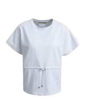 OVERSIZE T-SHIRT DRAWSTRING WAIST feale - M - FashionsVida