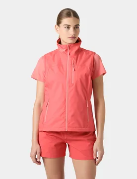 Women's Crew Sailing Vest 2.0 Pink XL - Sunset Pink - Female - Helly Hansen - FashionsVida