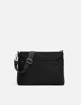 Nebula Neoprene textured nylon shoulder bag