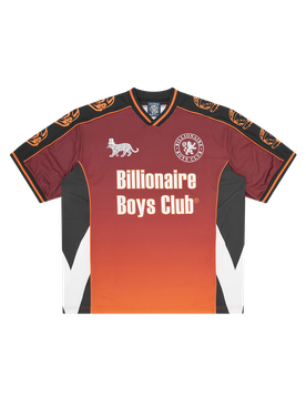 Panelled Football Shirt - Burgundy
