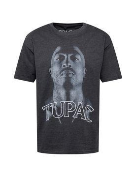 Camiseta 'Tupac Up' / oscuro /
