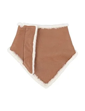 Schal Damen Lederfarben -- Damen - MAISON ULLENS - FashionsVida