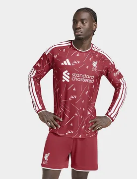 Mens Maglia A Maniche Lunghe Home Authentic Liverpool Fc 26/27 - Rosa, rosa rosa Uomo taglia XS - Adidas - FashionsVida