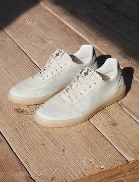 Sneaker bianca in vera pelle Furius 43