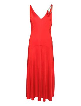 Vestito Midi A-Line Senza Maniche