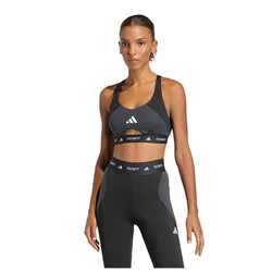 Soutien-gorge De Sport à Impact Moyen Techfit Workout Color Block Black / Carbon S
