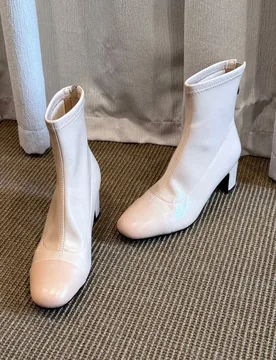 BANFANG Women's Boots 6cm Luxury Brand Design Versatile Fashion Round Toe Retro Temperament Back Zipper Short Boots For Woman - Aliexpress - FashionsVida