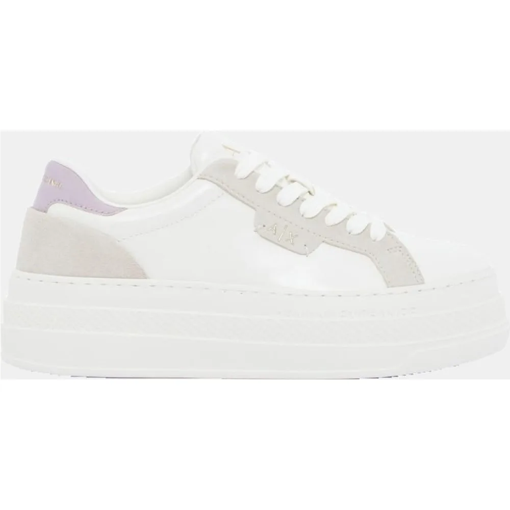 Zapatillas de plataforma de mujer ante y ecopiel - Armani Exchange - FashionsVida