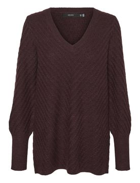 VERO MODA Jersey burdeos